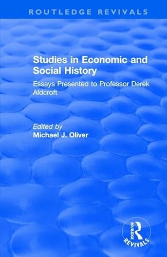 Beispielbild fr Studies in Economic and Social History zum Verkauf von Blackwell's
