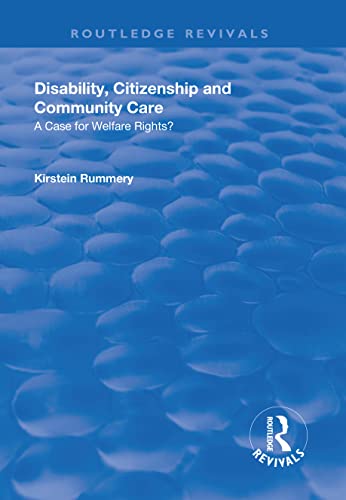 Stock image for Disability, Citizenship and Community Care for sale by Blackwell's
