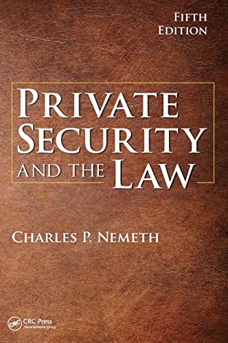 9781138738751: Private Security and the Law