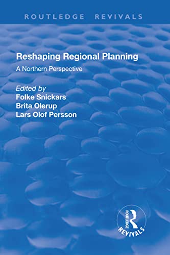 Imagen de archivo de Reshaping Regional Planning a la venta por Blackwell's