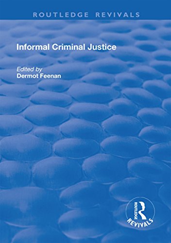 Stock image for Informal Criminal Justice for sale by Chiron Media