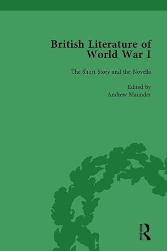 Imagen de archivo de British Literature of World War I, Volume 1 a la venta por Blackwell's