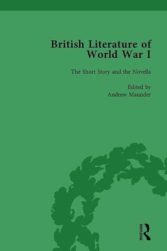 Stock image for British Literature of World War I, Volume 1 for sale by Blackwell's