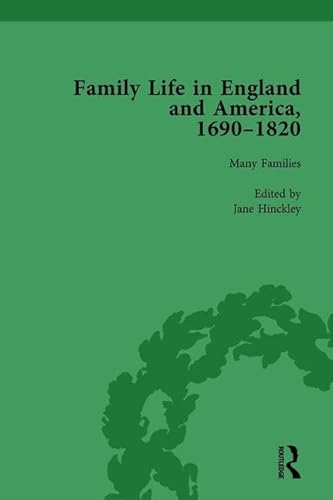 Imagen de archivo de Family Life in England and America, 1690-1820, Vol 1 a la venta por Blackwell's