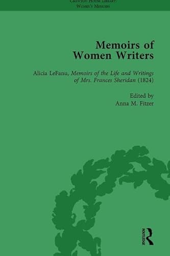 Imagen de archivo de Memoirs of Women Writers, Part I, Volume 1 a la venta por Blackwell's