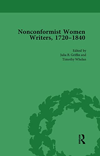 Beispielbild fr Nonconformist Women Writers 1720-1840: Vol 2 zum Verkauf von Revaluation Books