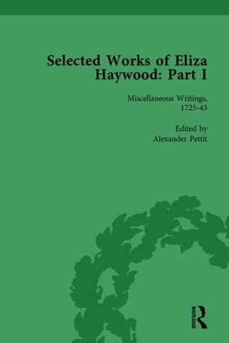 9781138757189: Selected Works of Eliza Haywood, Part I Vol 1