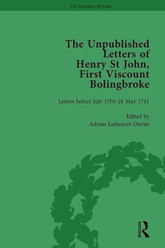 9781138763449: The Unpublished Letters of Henry St John, First Viscount Bolingbroke Vol 1