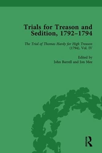 Imagen de archivo de Trials for Treason and Sedition, 1792-1794, Part I Vol 5 a la venta por Blackwell's