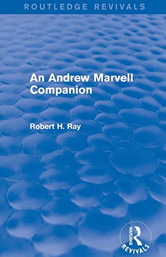 Beispielbild fr An Andrew Marvell Companion (Routledge Revivals) zum Verkauf von Blackwell's