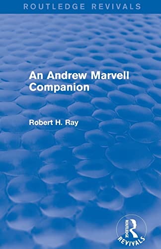 Imagen de archivo de An Andrew Marvell Companion (Routledge Revivals) a la venta por Blackwell's