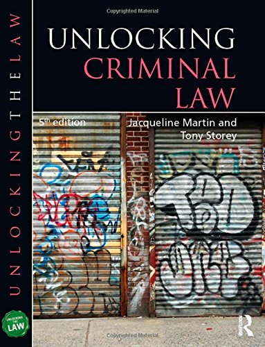 Beispielbild fr Unlocking Criminal Law zum Verkauf von Anybook.com