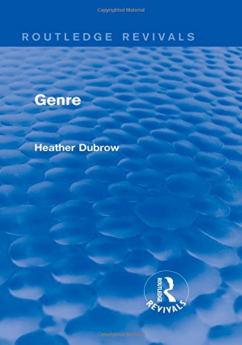 Stock image for Genre (Routledge Revivals) for sale by Chiron Media