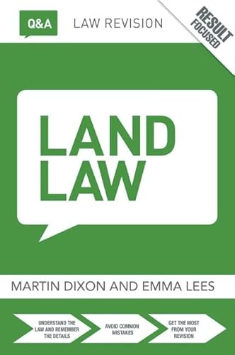 Stock image for Q&A Land Law (Questions and Answers) for sale by Chiron Media