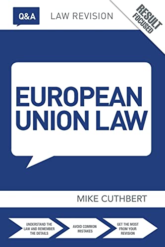 Beispielbild fr Q&amp;A European Union Law zum Verkauf von Blackwell's