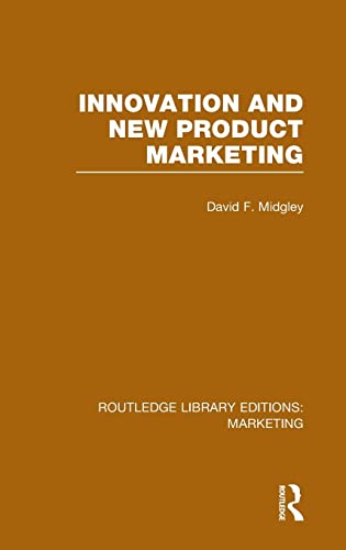 Imagen de archivo de Innovation and New Product Marketing (RLE Marketing) (Routledge Library Editions: Marketing) a la venta por Chiron Media