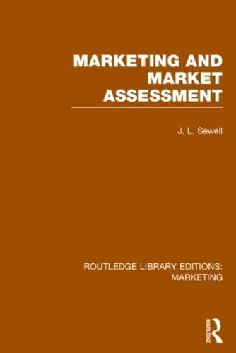 Imagen de archivo de Marketing and Marketing Assessment (RLE Marketing) (Routledge Library Editions: Marketing) a la venta por Chiron Media