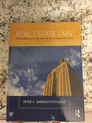 9781138790988: Real Estate Law: Fundamentals for The Development Process