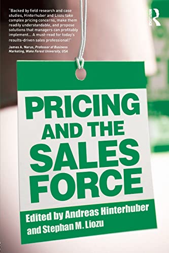 Imagen de archivo de Pricing and the Sales Force a la venta por HPB Inc.