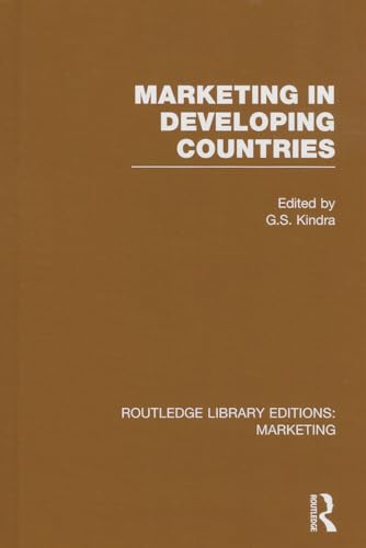 Imagen de archivo de Marketing in Developing Countries (RLE Marketing) (Routledge Library Editions: Marketing) a la venta por Chiron Media