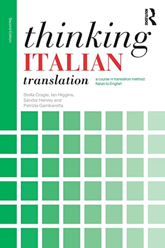 Beispielbild fr Thinking Italian Translation zum Verkauf von Blackwell's