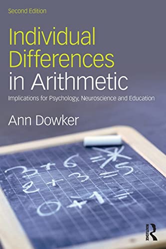 Stock image for Individual Differences in Arithmetic: Implications for Psychology, Neuroscience and Education for sale by Blackwell's