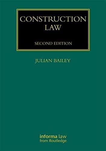 Imagen de archivo de Construction Law (Construction Practice Series) a la venta por UK LAW BOOK SELLERS LTD