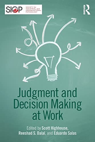 9781138801714: Judgment and Decision Making at Work (SIOP Organizational Frontiers Series)