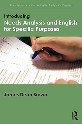 9781138803817: Introducing Needs Analysis and English for Specific Purposes (Routledge Introductions to English for Specific Purposes)