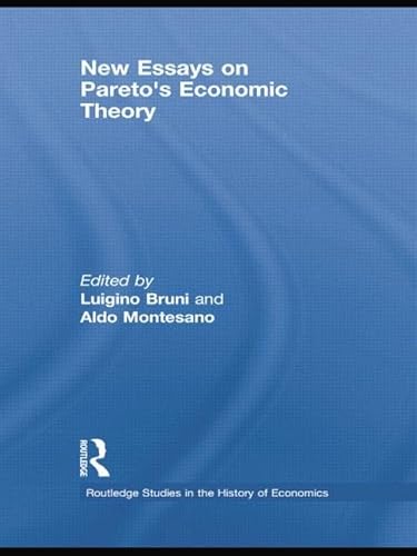 Beispielbild fr New Essays on Pareto's Economic Theory zum Verkauf von Blackwell's