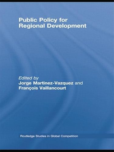 Beispielbild fr Public Policy for Regional Development zum Verkauf von Blackwell's