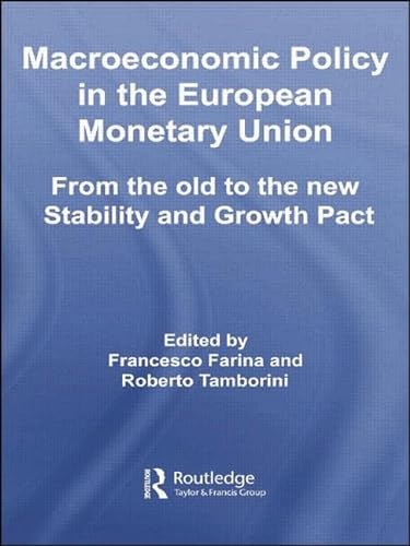 Imagen de archivo de Macroeconomic Policy in the European Monetary Union a la venta por Blackwell's