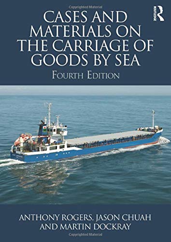 Beispielbild fr Cases and Materials on the Carriage of Goods by Sea zum Verkauf von Anybook.com