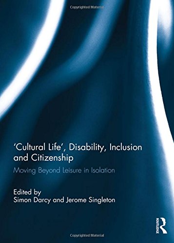 Imagen de archivo de Cultural Life', Disability, Inclusion and Citizenship a la venta por Blackwell's