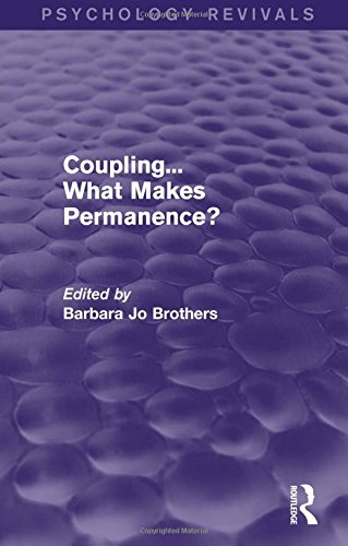 Beispielbild fr Coupling . What Makes Permanence? zum Verkauf von Blackwell's