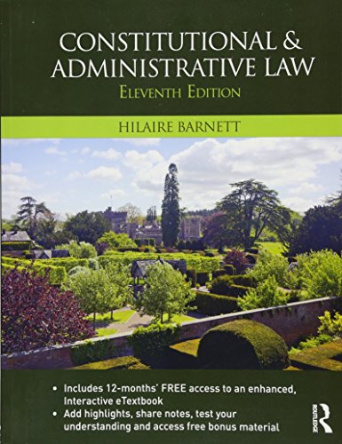 

Constitutional & Administrative Law