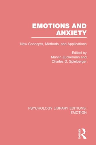 Beispielbild fr Emotions and Anxiety zum Verkauf von Blackwell's
