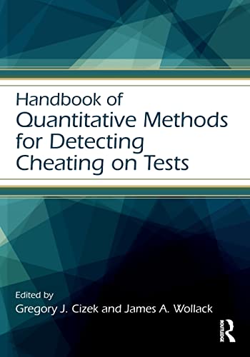 Imagen de archivo de Handbook of Quantitative Methods for Detecting Cheating on Tests (Educational Psychology Handbook) a la venta por HPB-Red