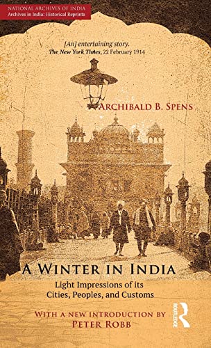 9781138822542: A Winter in India: Light Impressions of its Cities, Peoples and Customs