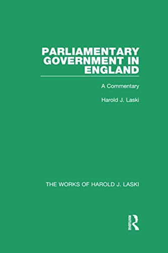 Beispielbild fr Parliamentary Government in England zum Verkauf von Blackwell's