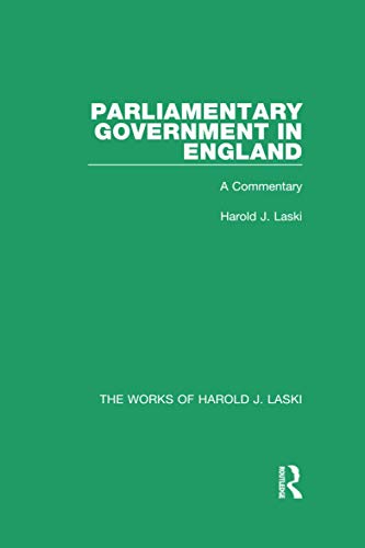 Stock image for Parliamentary Government in England for sale by Blackwell's