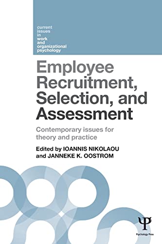 Stock image for Employee Recruitment, Selection, and Assessment: Contemporary Issues for Theory and Practice for sale by Chiron Media