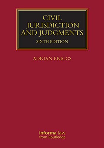 Imagen de archivo de Civil Jurisdiction and Judgments a la venta por Better World Books Ltd