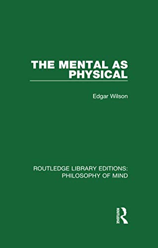 Imagen de archivo de The Mental as Physical a la venta por Blackwell's