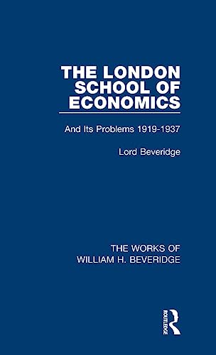Beispielbild fr The London School of Economics and Its Problems, 1919-1937 zum Verkauf von Blackwell's