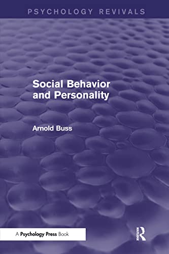 Beispielbild fr Social Behavior and Personality zum Verkauf von Blackwell's