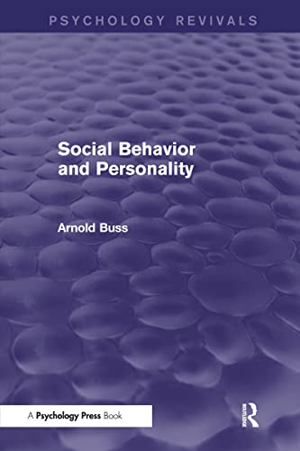 Imagen de archivo de Social Behavior and Personality (Psychology Revivals) a la venta por Chiron Media