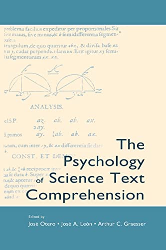 Imagen de archivo de The Psychology of Science Text Comprehension a la venta por Blackwell's