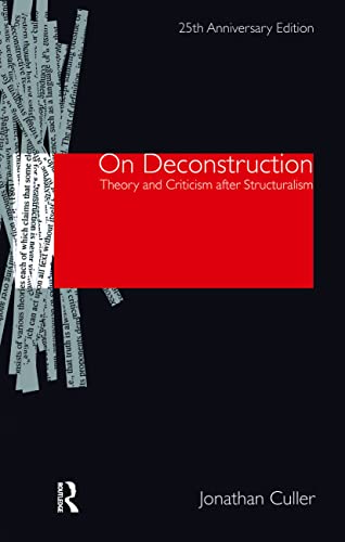 Imagen de archivo de On Deconstruction: Theory and Criticism after Structuralism a la venta por Chiron Media
