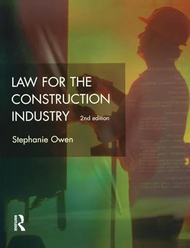 Beispielbild fr Law for the Construction Industry zum Verkauf von Blackwell's